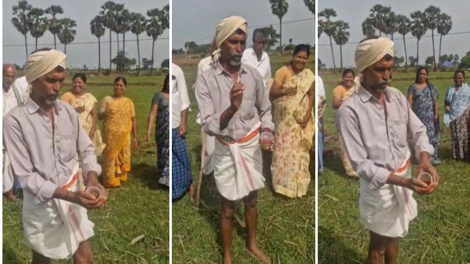 Video of Suryapet Farmers sprinkle blood in fields after CM Revanth remarks