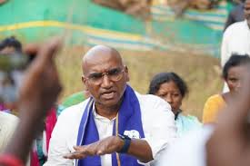 rspraveenkumardemandsbetterroadsbridgesintelangana’ssirpur(t)segment