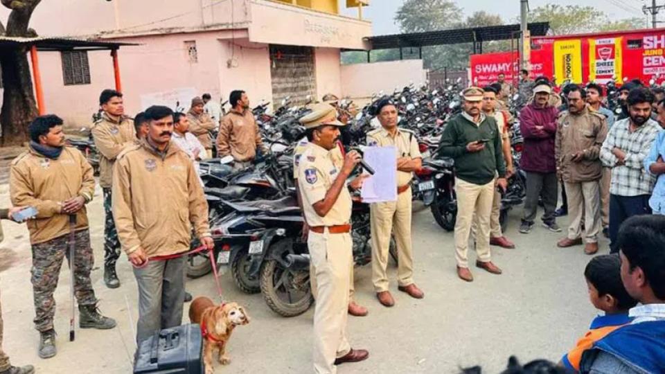 Adilabad police seize 108 motorbikes, 5 autos 