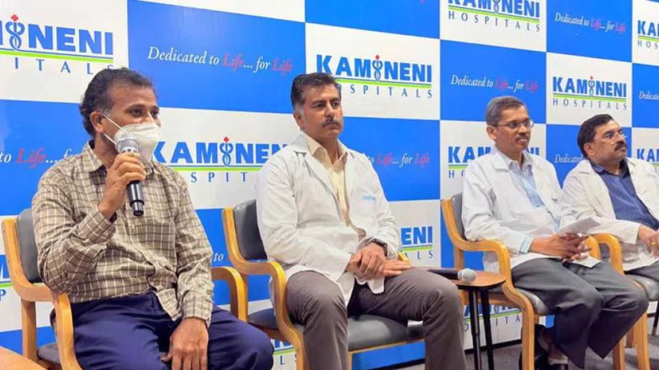 Kamineni Hospitals performs robotic kidney transplant for petrol pump worker