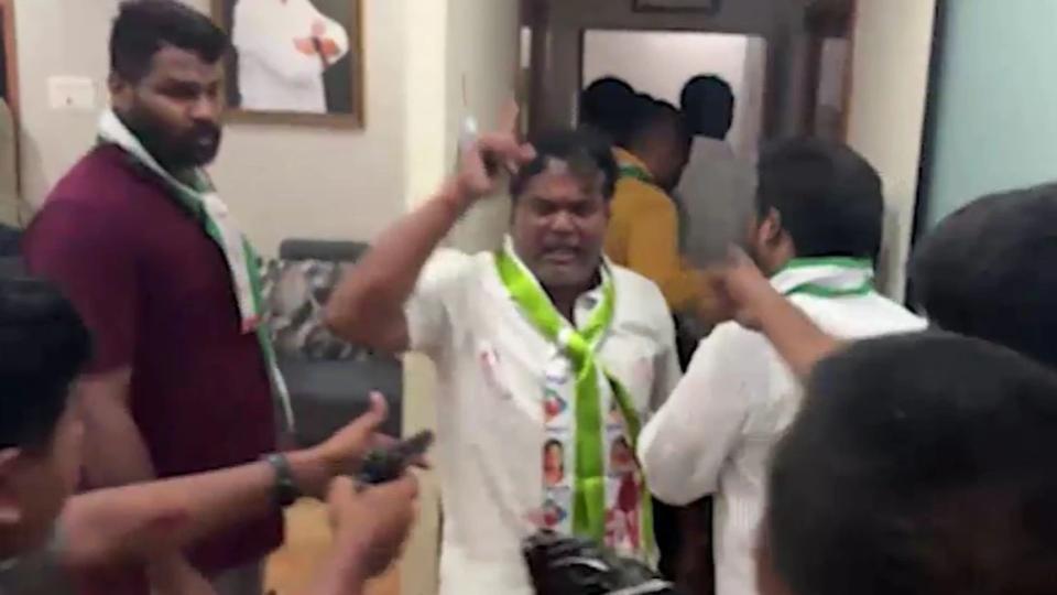 One injured in police firing at MLC Naveen’s office in Hyderabad