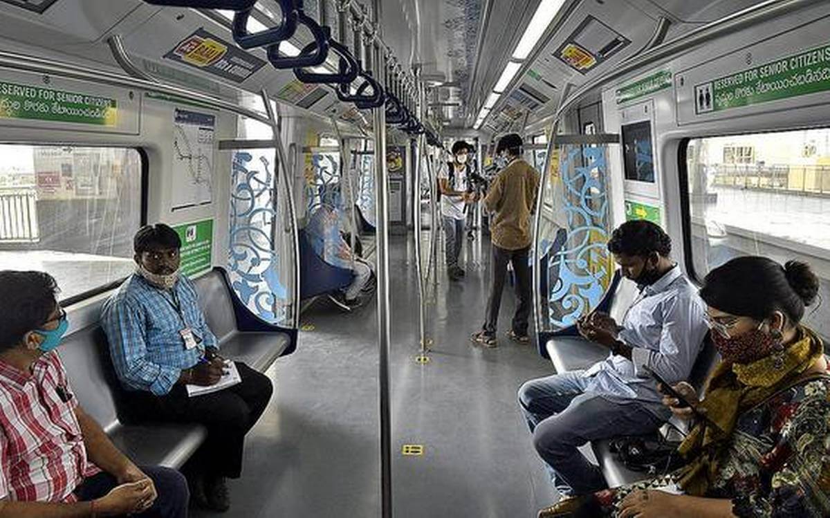 Metro Rail Services Resume In Hyderabad After Five Months