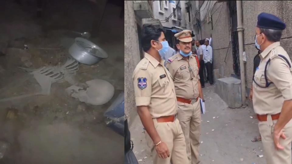 Skeletal remains found in locked house in Nampally