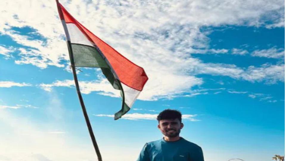 Yashwanth Bhukya, a mountaineer from Telangana scaled Assam’s highest peak