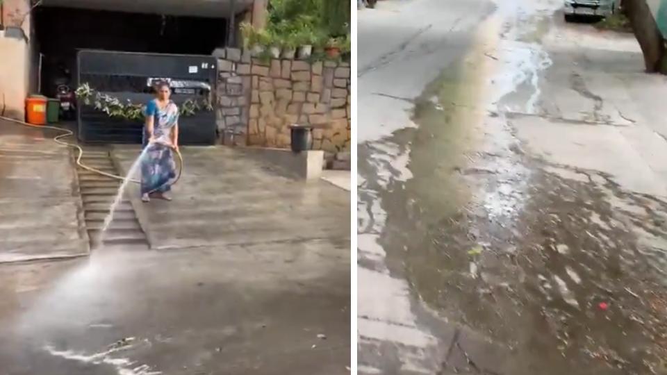 Woman fined Rs 20k for wasting water in Jubilee Hills