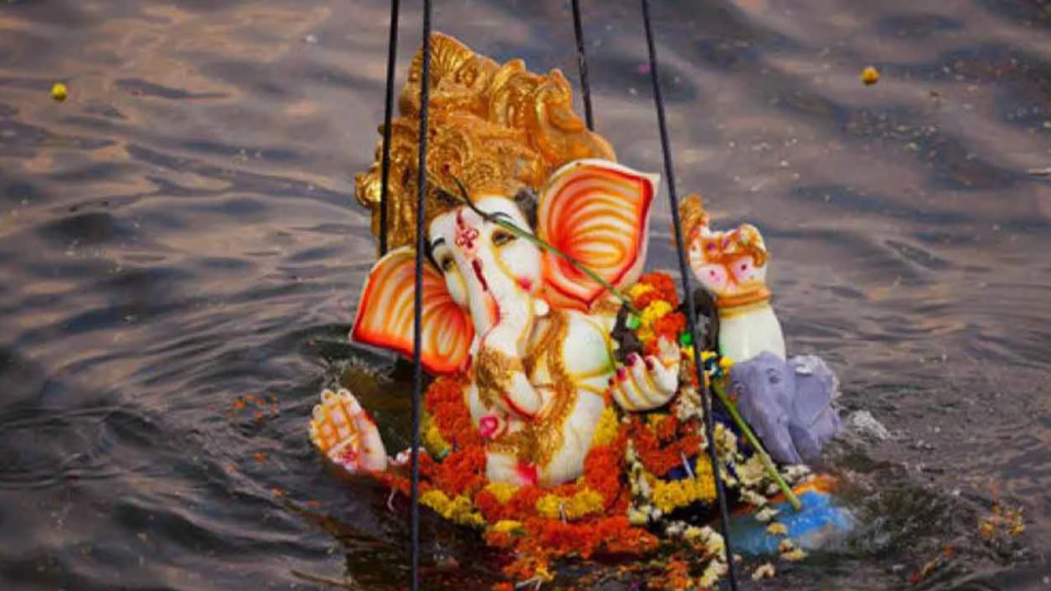 1.19 Lakh Ganesh Idols Immersed in Cyberabad