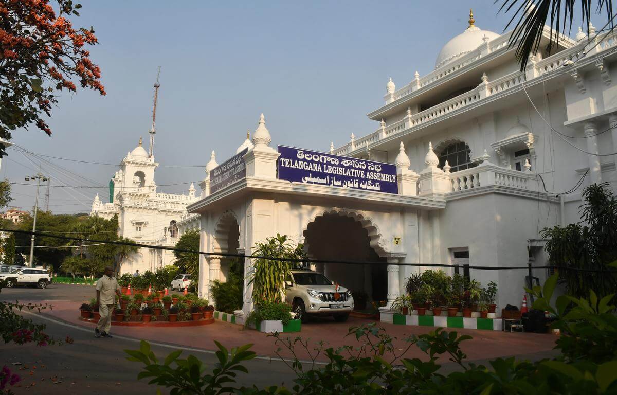 BRS legisaltors suspended from Telangana Assembly