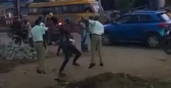 Drunk man attacks cops during drunk driving check at Dundigal 