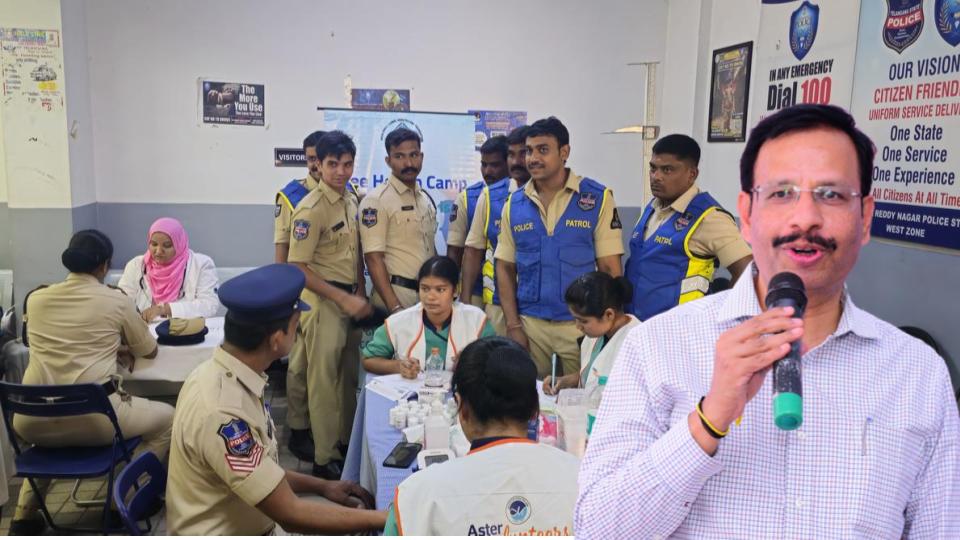 Hyderabad police personnel to undergo health check-ups, medical profiles