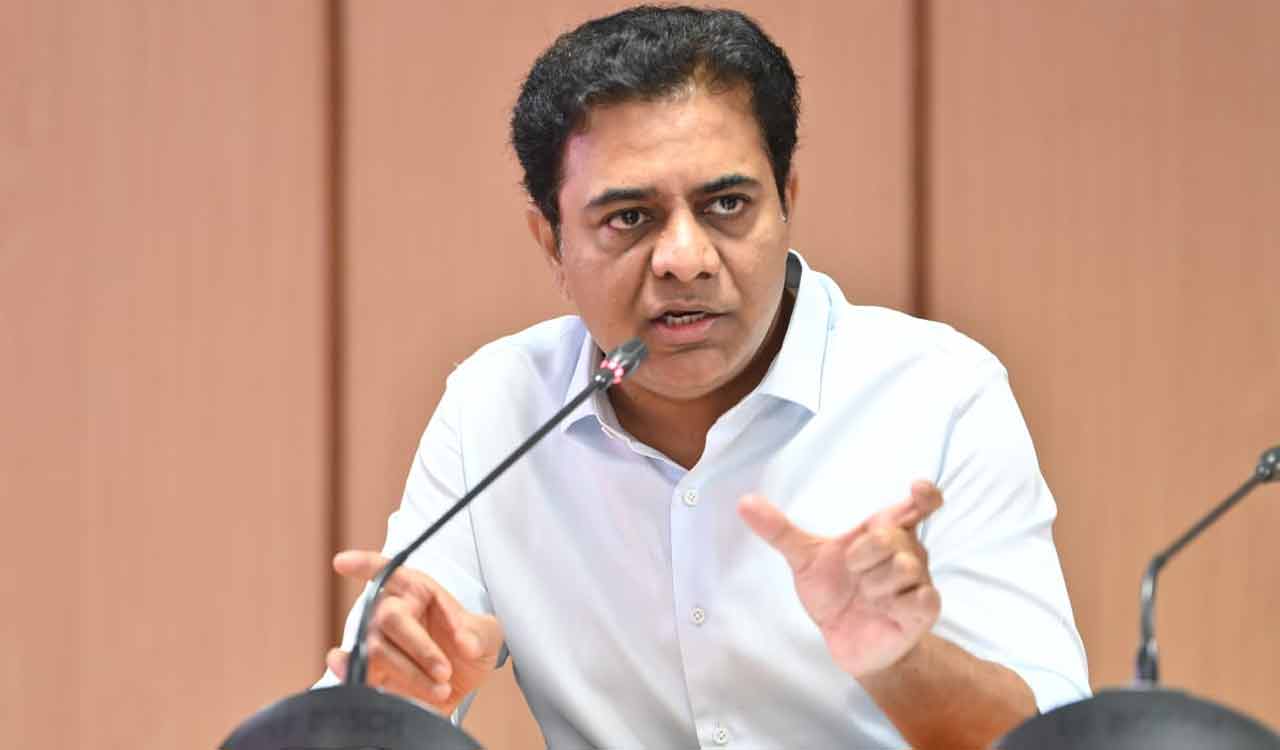Industries Minister KT Rama Rao takes a jibe at Centre on Adani project in Sri Lanka