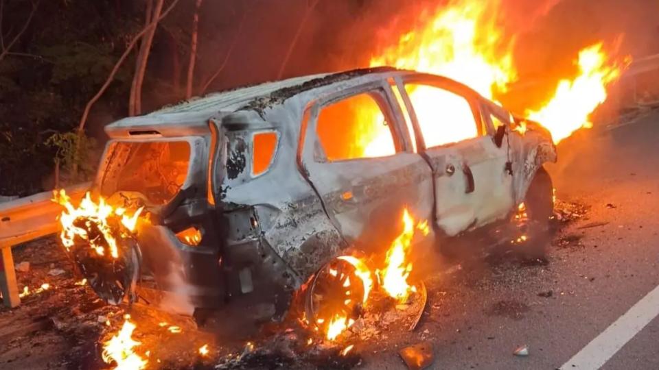 Man Burnt Alive After His Car Caught Fire In Shamirpet