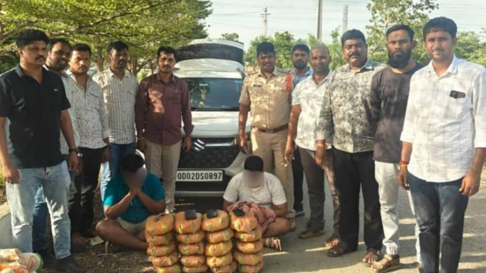 EAGLE busts Odisha-Hyderabad ganja network, two held