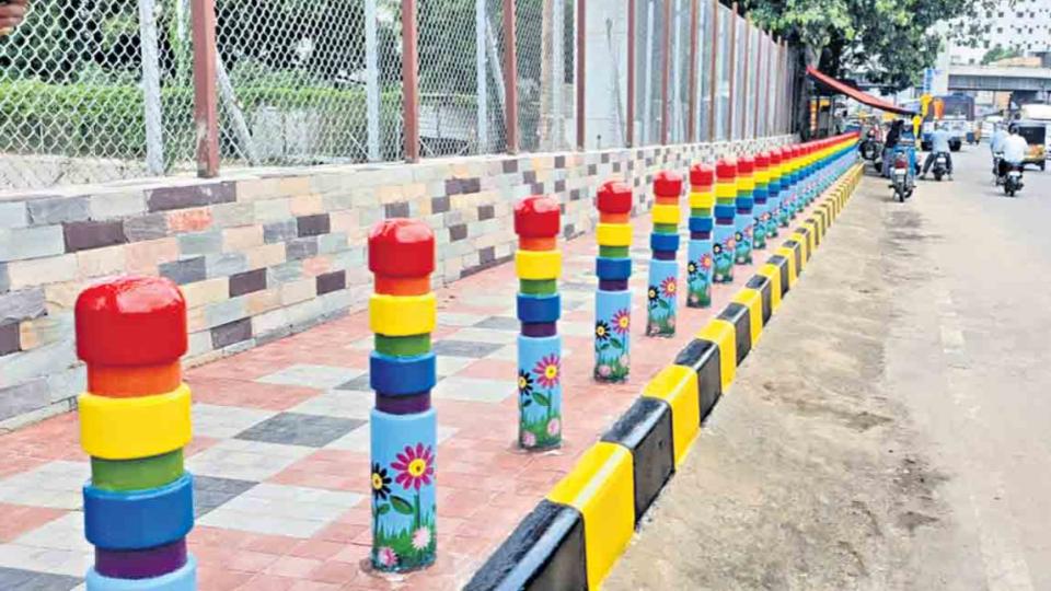 GHMC Initiates Model Footpath Project In Filmnagar