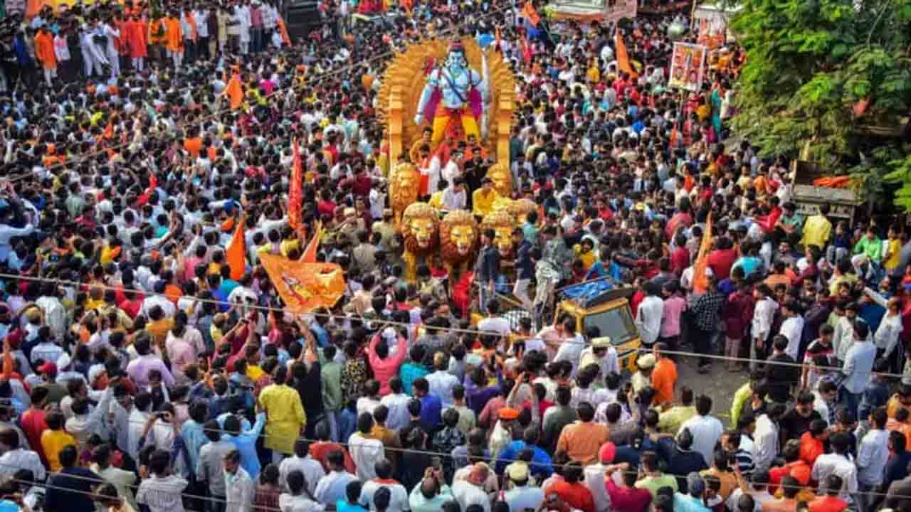 tightsecurityinplaceaftermassiveturnoutforsriramanavamishobhayatra