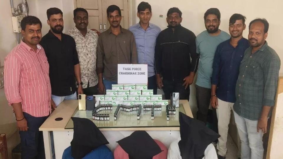 Hyderabad police nabs 3 for Illegal Sale Of Mephentermine Injections