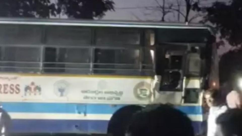 RTC Bus-Tractor Collision Leaves Several Injured in Siddipet