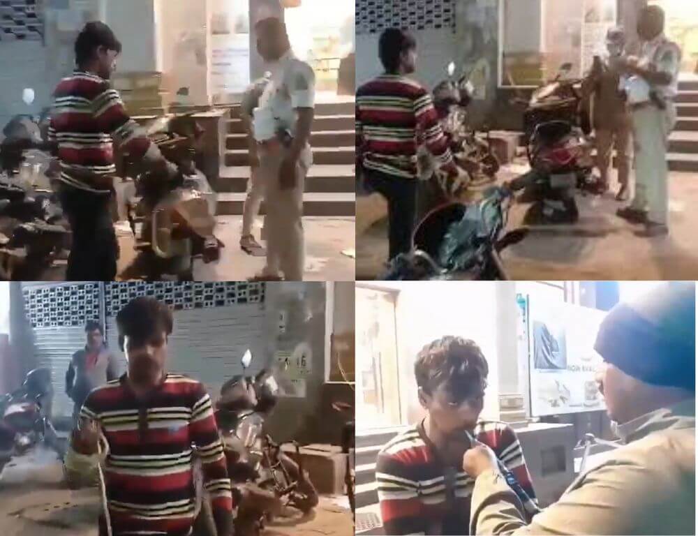 drunkdriverthreatenshyderabadtrafficpolicewithsnakeatchandrayangutta