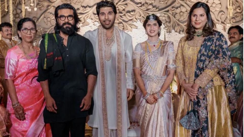 Telugu Actor Allu Sirish ties the knot with Nayanika in Hyderabad