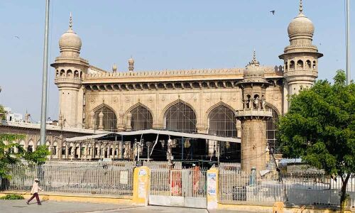 Historic Mecca Masjid in Hyderabad spruced up for Ramzan