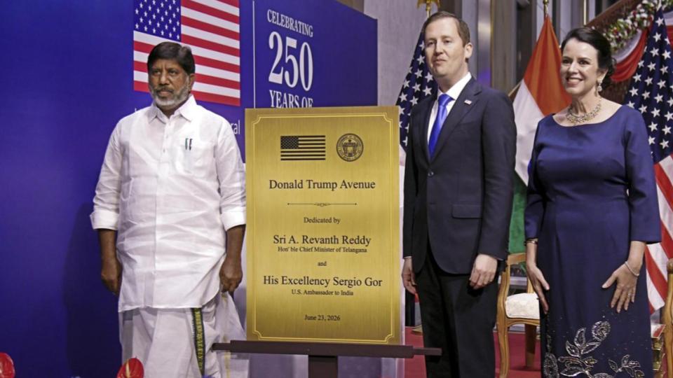 Trump says Thank You as Telangana names Hyderabad road after him