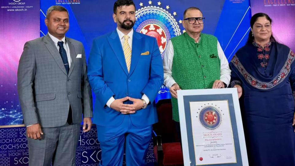 Telangana Prisons Department Wins SKOCH Award–2026