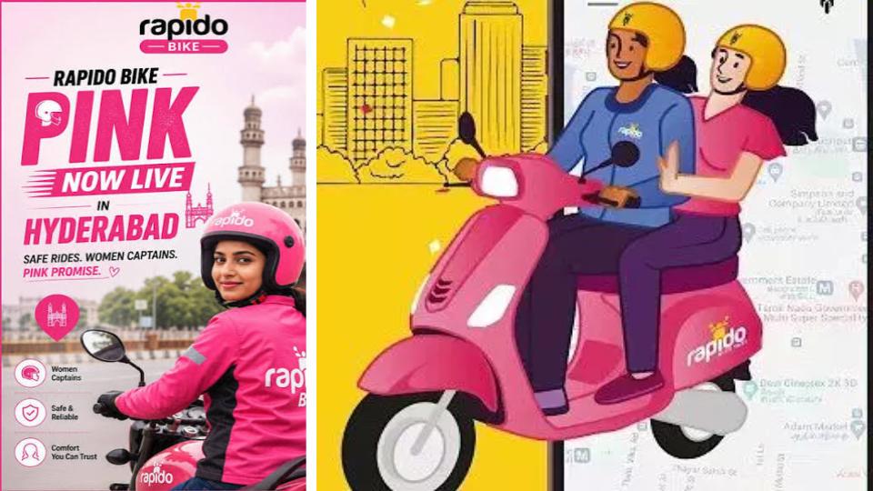 Rapido Pink Bike Launches In Hyderabad  