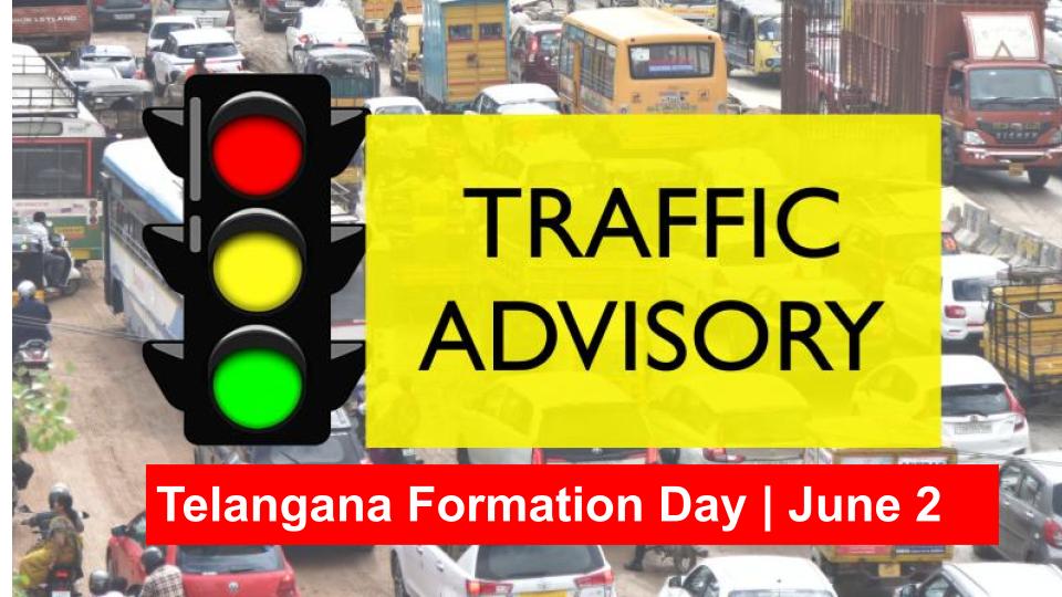 Hyderabad police issue traffic advisory for 