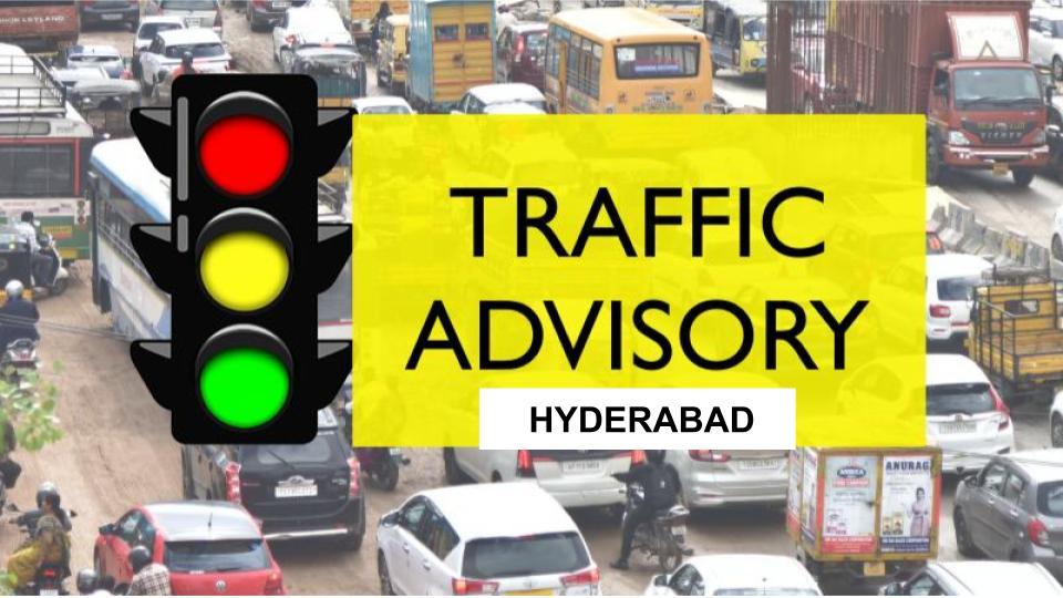 Traffic advisory issued for Friday in view on PM Modi’s public meeting in Hyderabad