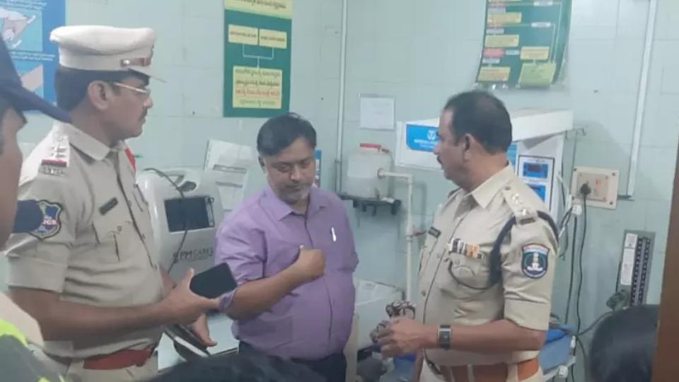 Newborn Baby Boy Abandoned Outside Balanagar Wine Shop