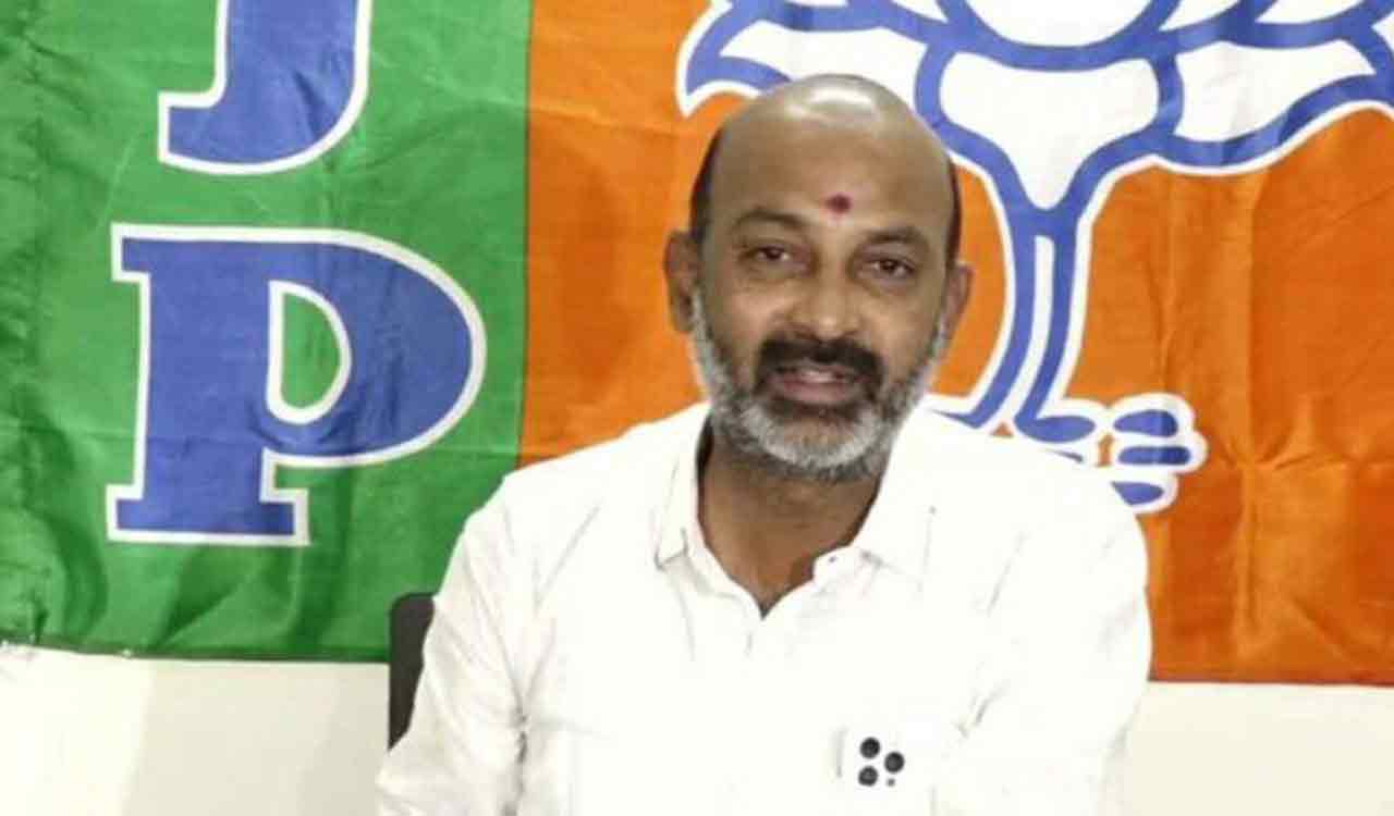 Bandi Sanjay accuses Congress govt of minority appeasement