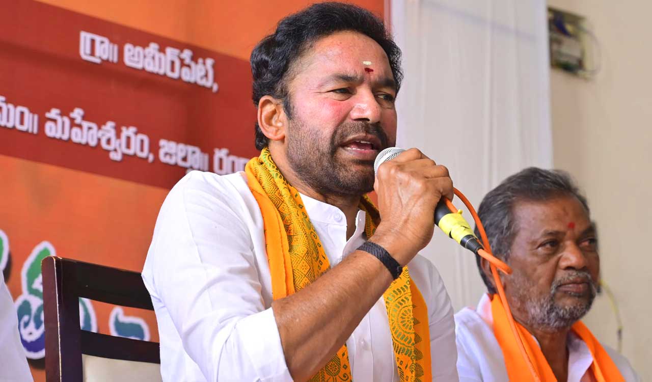 bjpwillflagofffivebusyatrasintelangana:kishanreddy