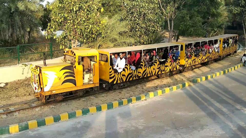 Nehru Zoological Park is set to introduce a new EV train 