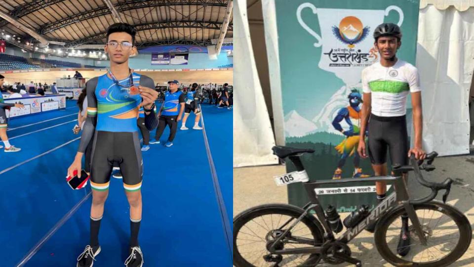 hyderabadicyclistaashirwadselectedforasianroadcyclingchampionship2025