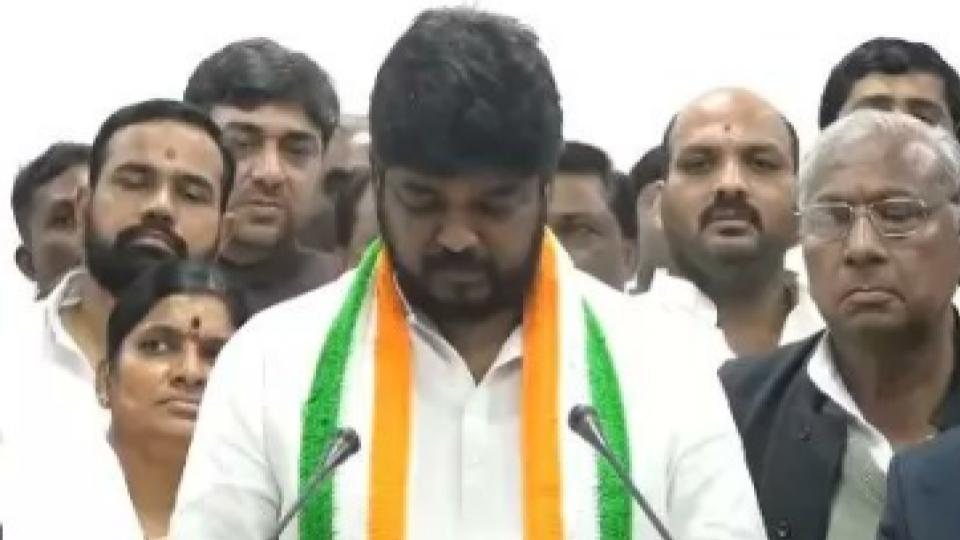Naveen Yadav takes oath as MLA of Jubilee Hills
