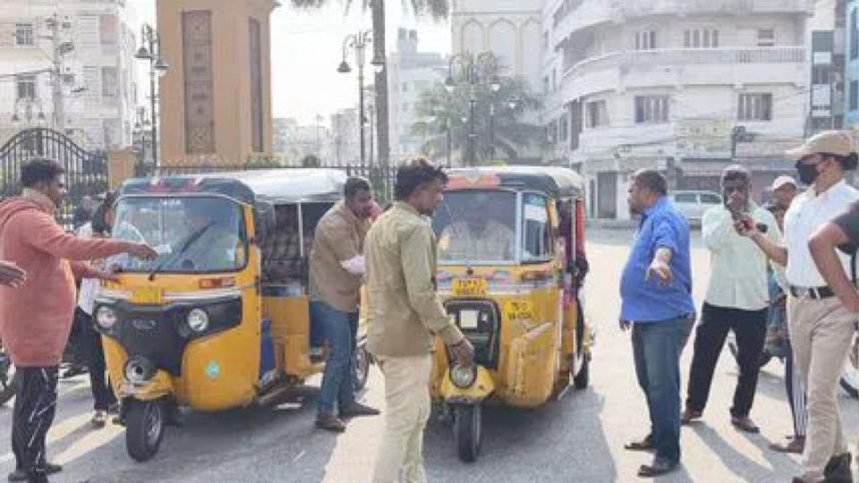 Auto-Rickshaw Strikes Disrupts Commute In Hyderabad City