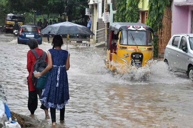Hyderabad lashed with heavy rains, IMD issues yellow alert