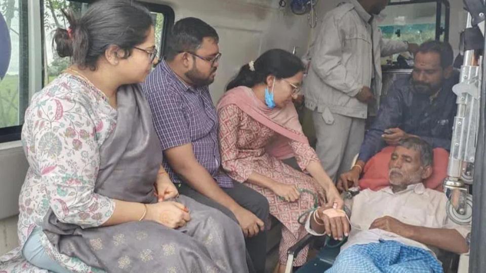 Shepherd stranded on a rock over 30 hours rescued in Nirmal