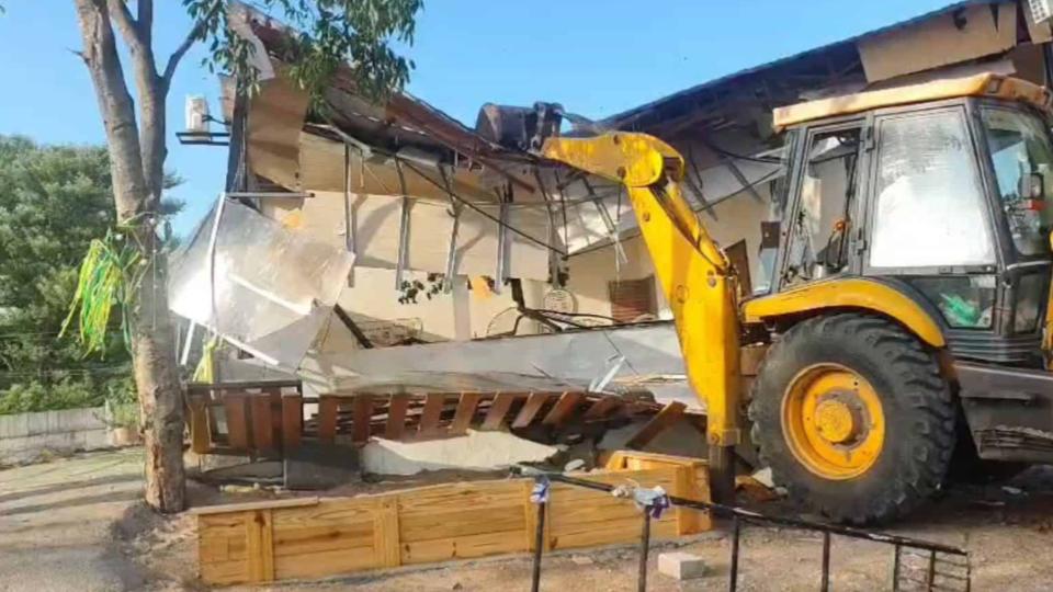 School razed over alleged govt land encroachment in Hyderabad