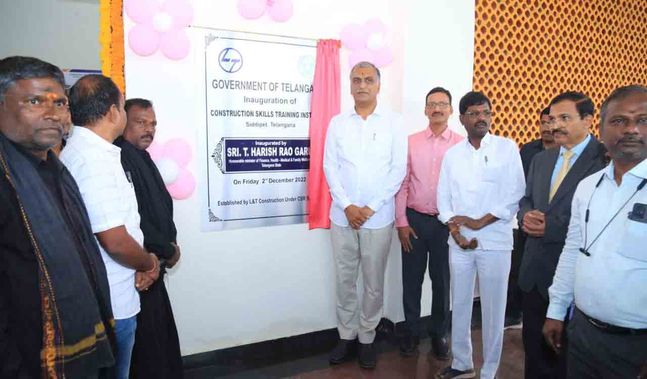Harish Rao inaugurates L&T skill enhancement centre in Siddipet