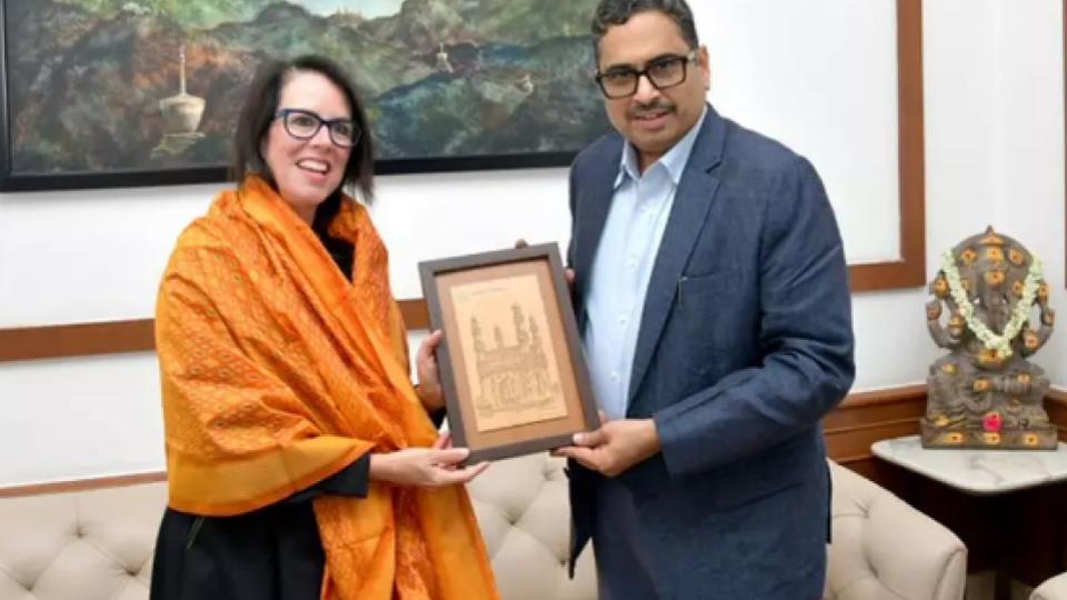 United States Consul General Meets Telangana Chief Secretary