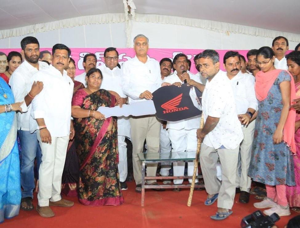 Telangana govt distributed 250 three-wheelers to physically challenged in Patancheru