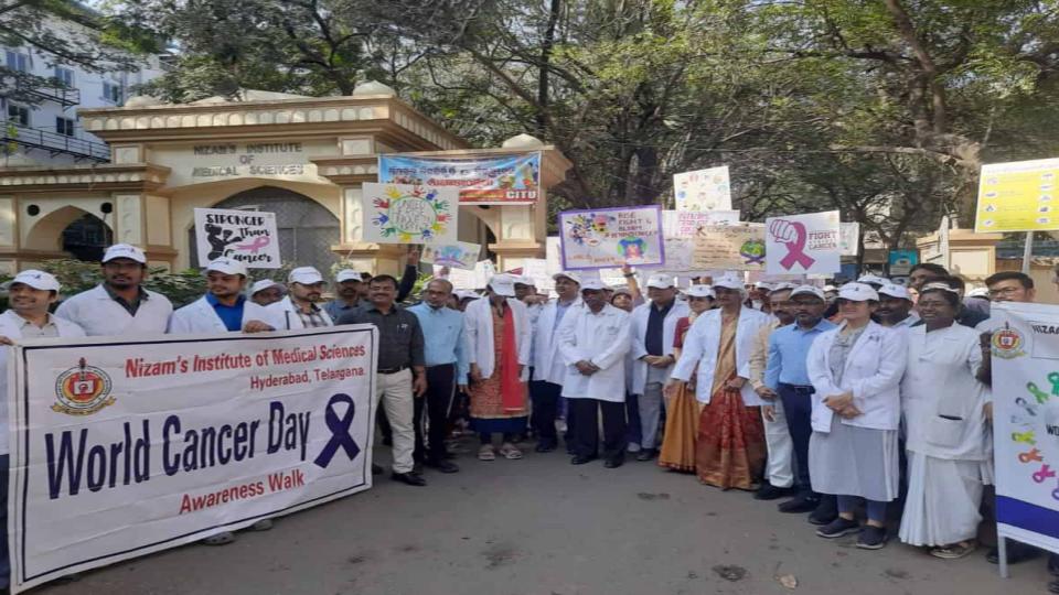 worldcancerdayobservedatniimsinhyderabad