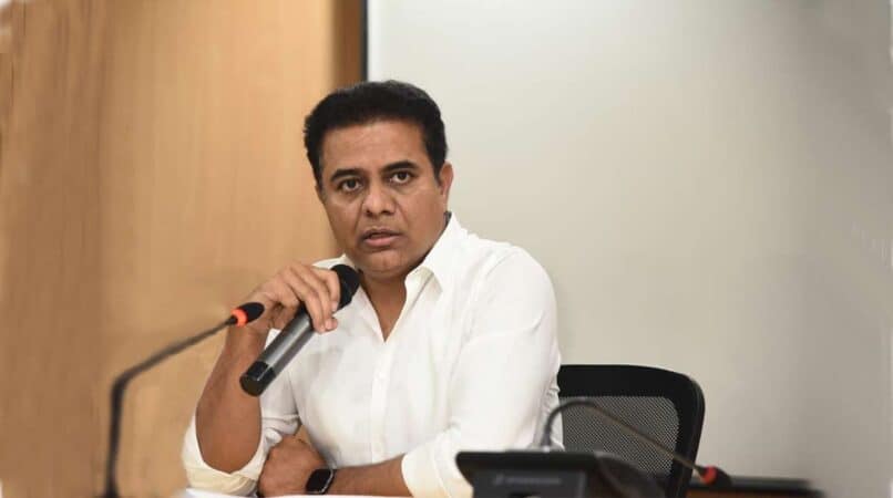 KTR appeals to the Central Government to announce NUEGS scheme