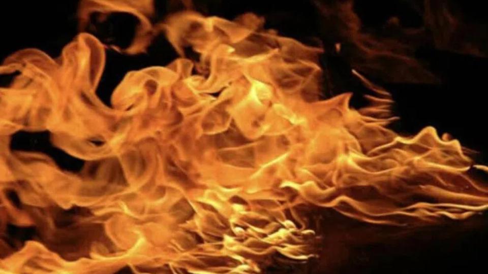 Car set ablaze outside businessman’s office in Bowrampet