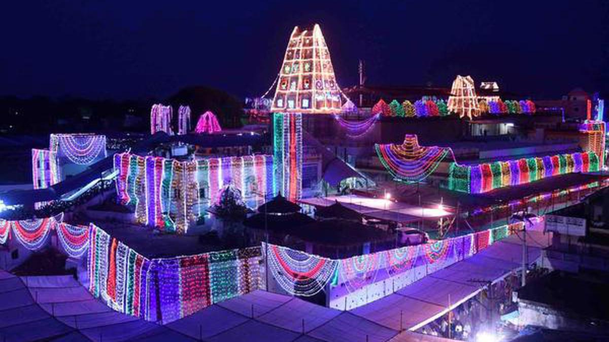 bhadradritempledeckedupforsriramanavamibrahmotsavams
