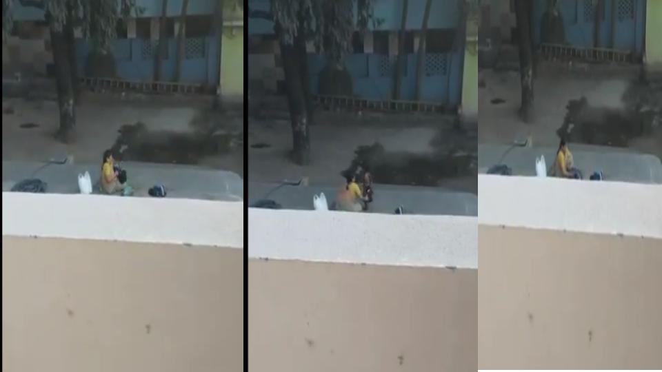 Video of School attendant beats up nursery student in Hyderabad