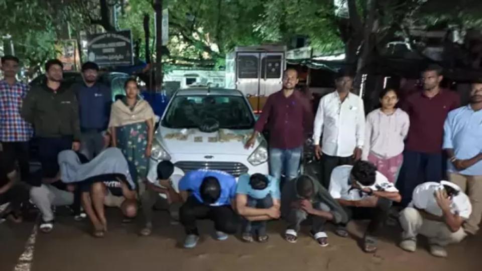 Rave Party Busted in Kondapur, 9 held