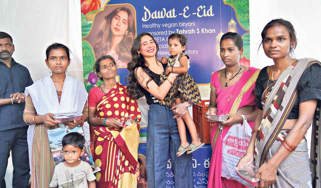 PETA distributes Vegan Biryani to celebrate Eid al-Adha