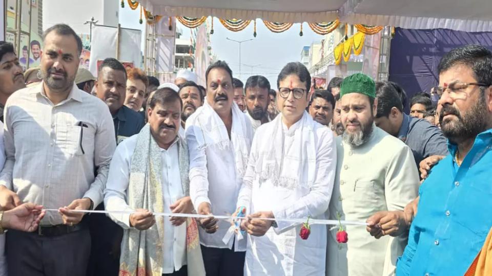 Duddilla Sridhar Babu Inaugurates Mailardevpally RoB