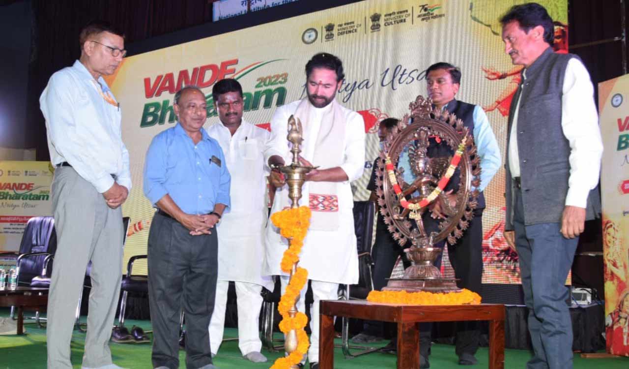 Kishan Reddy inaugurates Vande Bharatam dance competition in Hyderabad